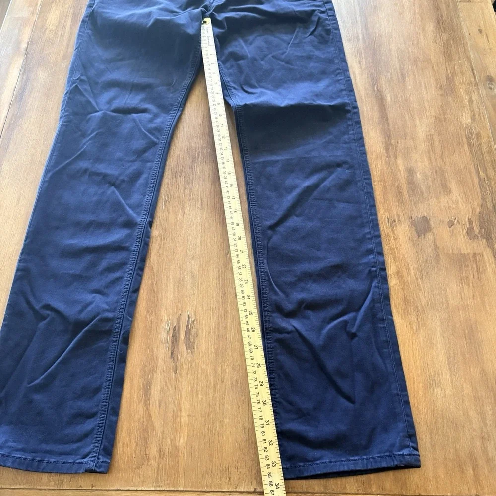 Joes The Brixton Straight + Narrow Pants Twill Jeans Midnight Navy 32 X 33